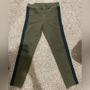 Zara Green Skinny Jeans